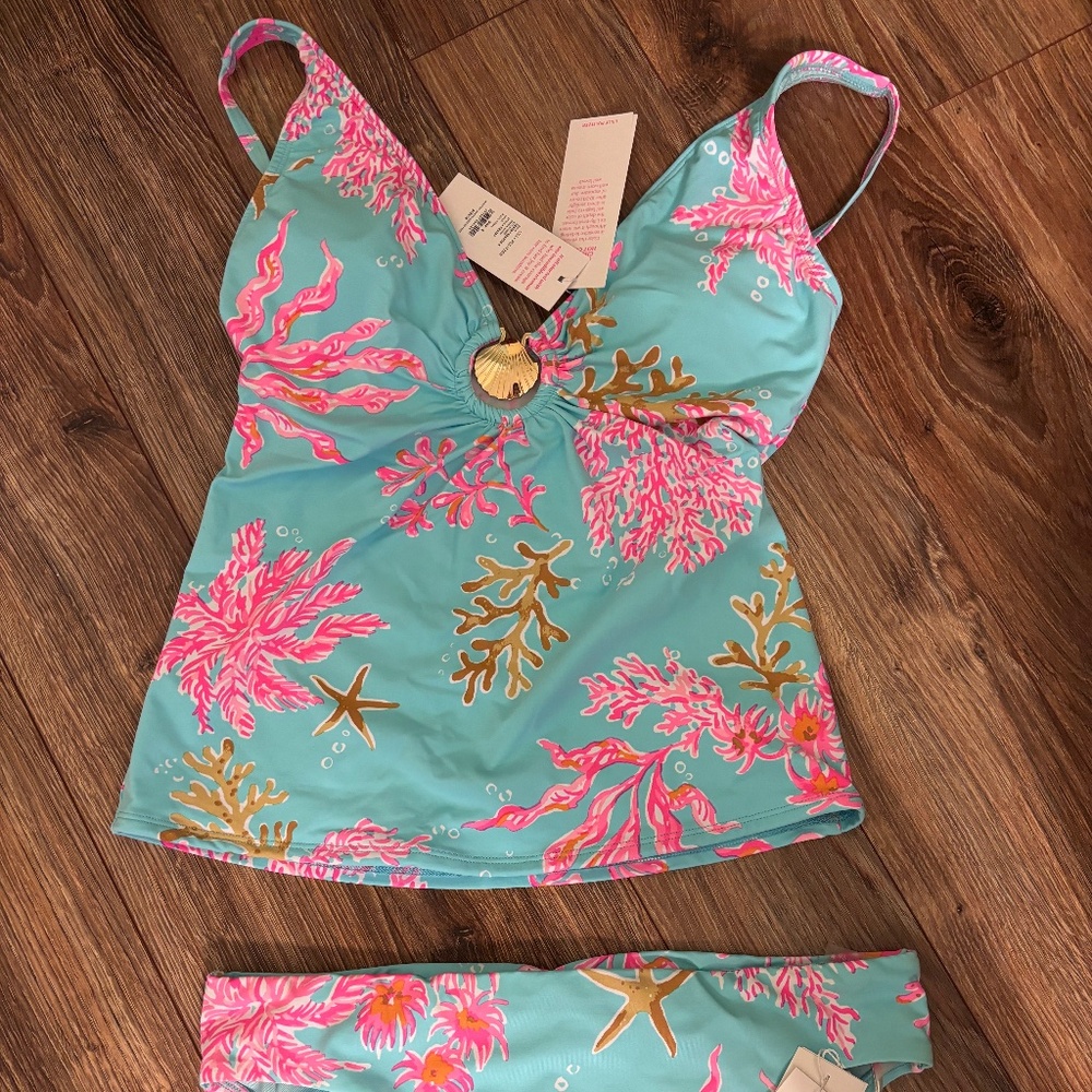 Lilly Pulitzer tankini top & bottom